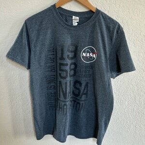 NASA Charcoal Gray Tee T-shirt